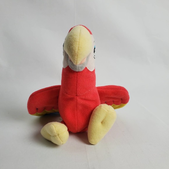 Disney Star Bean Waddleswoth Parrot Plush Bird 6" Stuffed Animal Beanbag - Picture 2 of 7